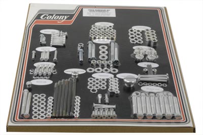 Stock Style Hardware Kit HD Cadmium for Harley FL & FX 1970-75